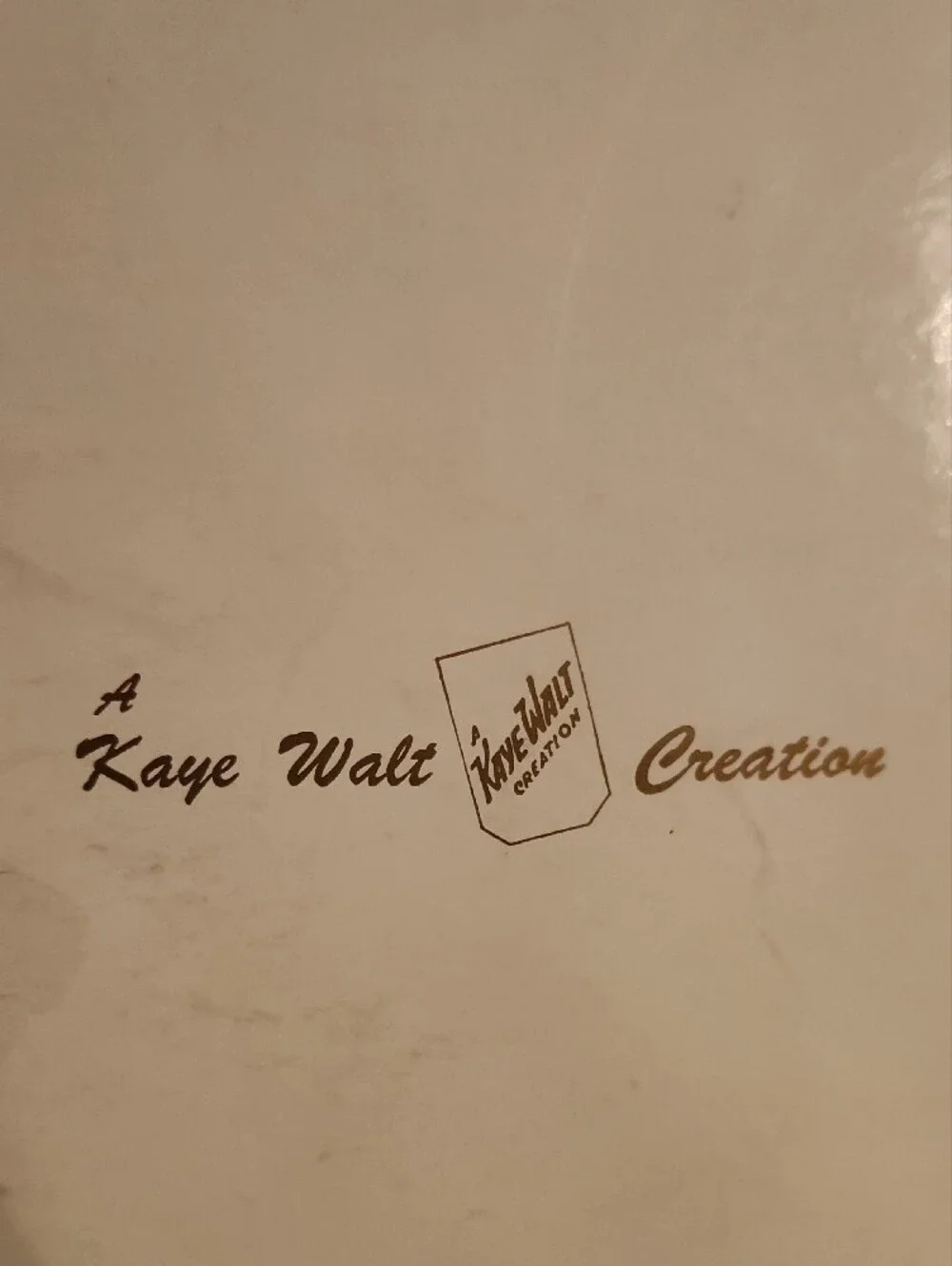 Kaye Walt elegant cream